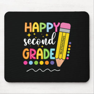 Glücklicher zweiter Klassen erster Schultag Zurück Mousepad