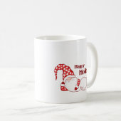 Glücklicher Zwergen-Feiertag Lustig Kaffeetasse (VorderseiteRechts)