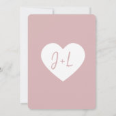 Glücklicherweise ändern Sie das Datum Hochzeit Blu Einladung (Rückseite)