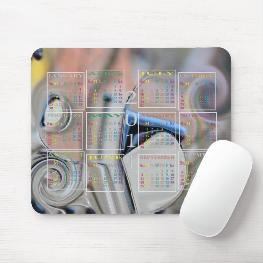 glücklicherweise, CALENDAR 2011 Mousepad (Mit Mouse)