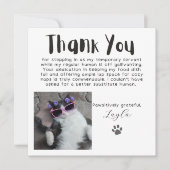 Glücklicherweise dankbar Custom Foto Danke Karte (Vorderseite)