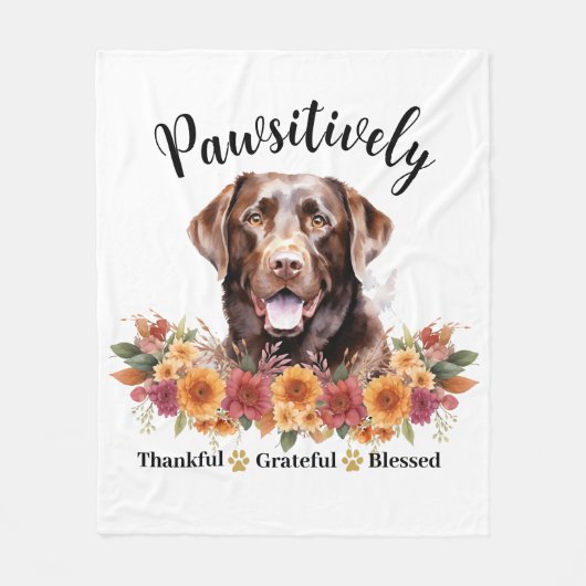 Glücklicherweise dankbar, gesegneter Niedlicher Hu Fleecedecke (Vorderseite)