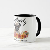 Glücklicherweise dankbar, gesegneter Niedlicher Hu Tasse (VorderseiteRechts)