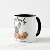 Glücklicherweise dankbar, gesegneter Niedlicher Hu Tasse (VorderseiteRechts)