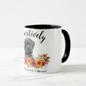 Glücklicherweise dankbar, gesegneter Niedlicher Hu Tasse (VorderseiteRechts)