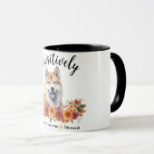 Glücklicherweise dankbar, gesegneter Niedlicher Hu Tasse (VorderseiteRechts)