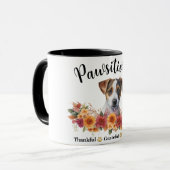 Glücklicherweise dankbar, gesegneter Niedlicher Hu Tasse (Vorderseite Links)