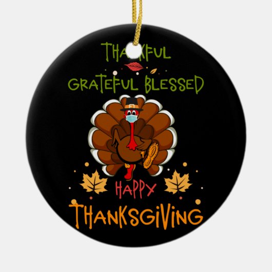 Glücklicherweise danken wir der Türkei mit einer M Keramik Ornament (Vorne)