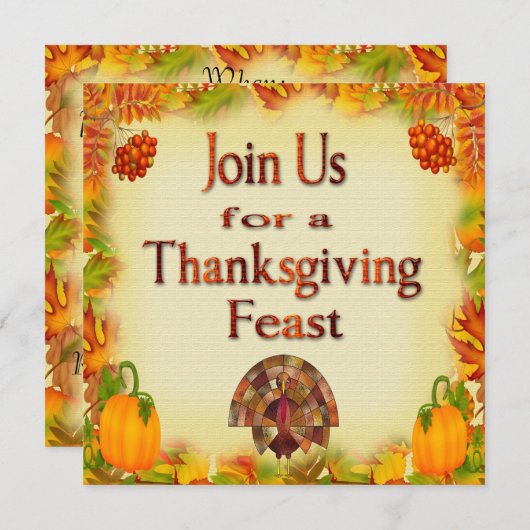 Glücklicherweise Einladungen (Vorne/Hinten)