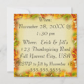 Glücklicherweise Einladungen (Rückseite)