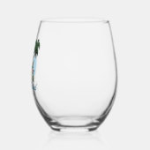 Glücklicherweise erschöpft - Frag jemandem anderen Weinglas Ohne Stiel (Links)