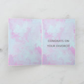 Glücklicherweise immer danach, Scheidungskarte. Karte (Innenseite)