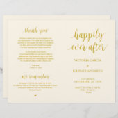 Glücklicherweise immer danach, Zeremonie für faltb (Vorne/Hinten)