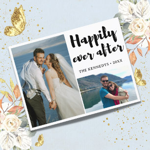 Glücklicherweise immer nach 2 Fotos Hochzeitsankün