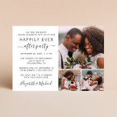 Glücklicherweise immer nach 3 Fotos Hochzeitsempfa