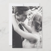 Glücklicherweise immer nach aquamariner Handfläche Save The Date (Rückseite)