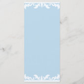 Glücklicherweise immer nach Aschenputtel Hochzeits Menükarte (Rückseite)