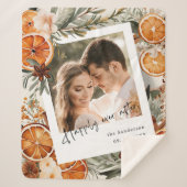 Glücklicherweise immer nach Boho Winter Holiday We Sherpadecke (Vorderseite)