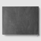 Glücklicherweise immer nach Chalkboard Hochzeit Gästebuch (Rückseite)