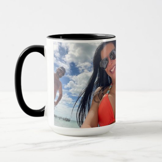 Glücklicherweise immer nach Combo Foto Tasse von Z (Links)