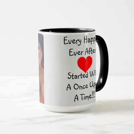 Glücklicherweise immer nach Combo Foto Tasse von Z (VorderseiteRechts)