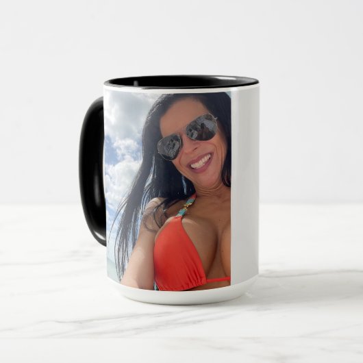 Glücklicherweise immer nach Combo Foto Tasse von Z (Vorderseite Links)