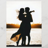 Glücklicherweise immer nach Dankeschön Card Foto H (Rückseite)