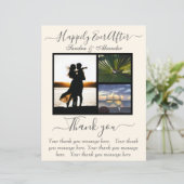 Glücklicherweise immer nach Dankeschön Card Foto H (Stehend Vorderseite)