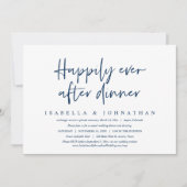 Glücklicherweise immer nach dem Abendessen, Hochze Einladung (Vorderseite)