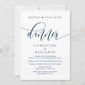 Glücklicherweise immer nach dem Abendessen, Hochze Einladung (Vorderseite)