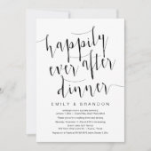 Glücklicherweise immer nach dem Abendessen, Hochze Einladung (Vorderseite)