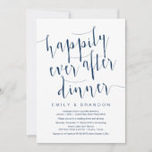 Glücklicherweise immer nach dem Abendessen, Hochze Einladung (Vorderseite)