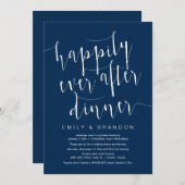 Glücklicherweise immer nach dem Abendessen, Hochze Einladung (Vorne/Hinten)