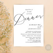 Glücklicherweise immer nach dem Abendessen Hochzei Einladung