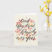 Glücklicherweise immer nach dem Ablegen der Glückw Karte (Gelbe Blume)