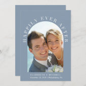 Glücklicherweise immer nach dem Arch Foto Hochzeit Ankündigung (Vorne/Hinten)