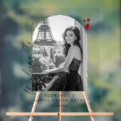 Glücklicherweise immer nach dem Brautparty Foto Wi Acrylschild (Neutral)