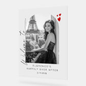 Glücklicherweise immer nach dem Brautparty Foto Wi Acrylschild (Winkel)