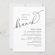 Glücklicherweise immer nach dem Brunch, Hochzeitsf