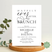 Glücklicherweise immer nach dem Brunch schöne Post Einladung