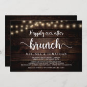 Glücklicherweise immer nach dem Brunch, String Lig Einladung (Vorne/Hinten)