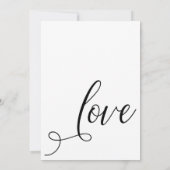 Glücklicherweise immer nach dem eleganten Empfang  Einladung (Rückseite)