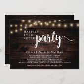 Glücklicherweise immer nach dem Elopement-Party, S Einladung (Vorne/Hinten)