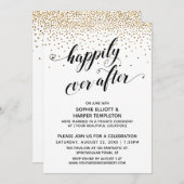 Glücklicherweise immer nach dem Empfang nur Gold C Einladung (Vorne/Hinten)