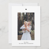 Glücklicherweise immer nach dem Empfang nur Party  Einladung (Rückseite)