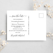 Glücklicherweise immer nach dem Foto Dusty Blue Sa Ankündigungspostkarte