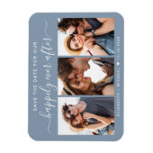 Glücklicherweise immer nach dem Foto Dusty Blue Sa Magnet (Vertikal)