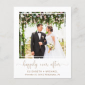 Glücklicherweise immer nach dem Foto Hochzeit Einl (Vorderseite)