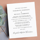 Glücklicherweise immer nach dem Foto Hochzeit Einl