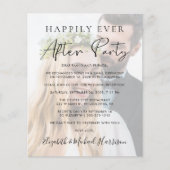 Glücklicherweise immer nach dem Foto Overlay Hochz (Vorderseite)